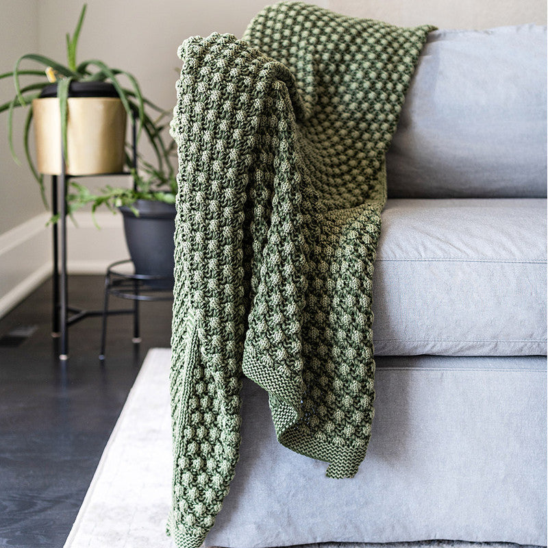 Sirnak 50" x 60" Throw - Olive Green