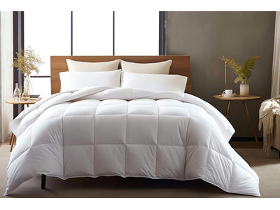 Cotton House 100% Natural Wool Queen Duvet - White
