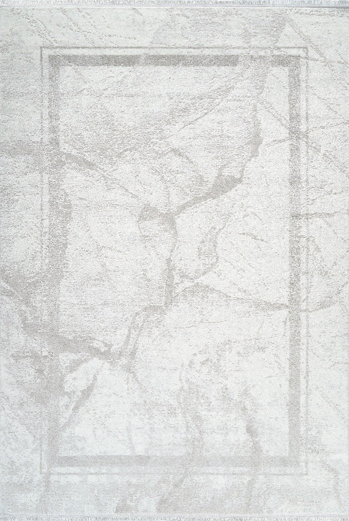 Merinos Karizma 7'8" x 10'8" Area Rug - Grey, White