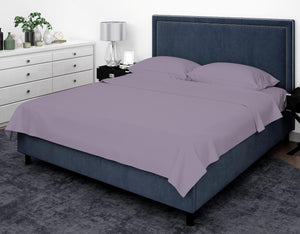 Cotton House Queen Bamboo Sheet Set - Purple Ash