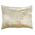 Lycia Velvet Decorative Cushion - 14 x 15 - Crème