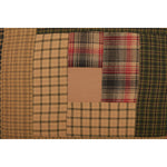 Ferron 12 x 12 Pillow - Moss Green/Cherry Red