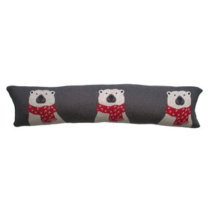 Ponderosa XIV 8" x 35" Decorative Cushion - Dark Grey/Natural/Red
