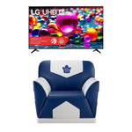 Power Play Package LG 75" 4K Smart UHD TV and Toronto Maple Leafs Chair
