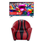 Power Play Package LG 75" 4K Smart UHD TV and Raptors Chair