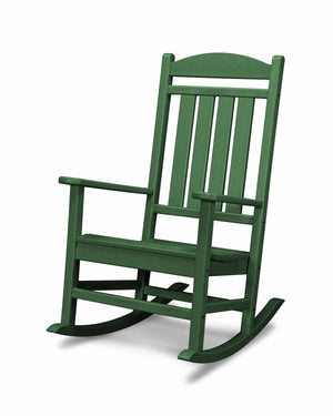 POLYWOOD® Presidential Rocking Chair - Green