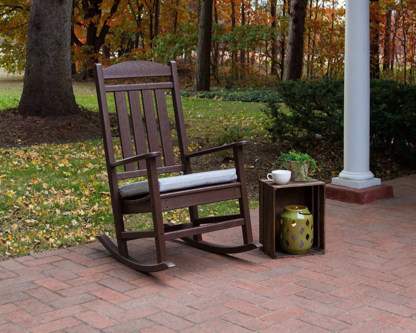 POLYWOOD® Presidential Rocking Chair Mahogany Leon's