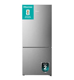 Hisense 28" 15 Cu. Ft. Fingerprint Resistant Titanium Counter-Depth Bottom-Freezer Refrigerator - RB15A2CSE--