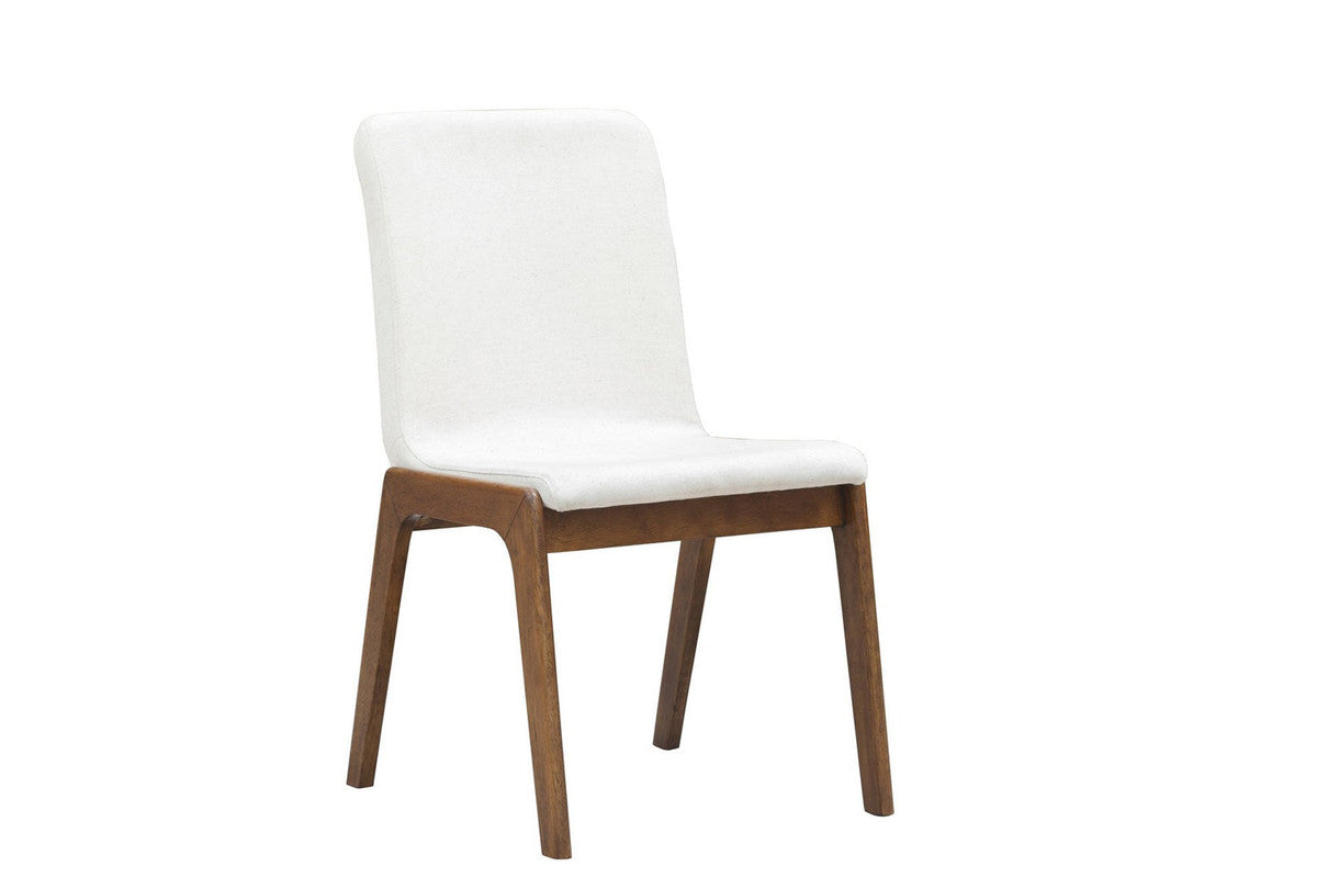 Thomaa Dining Chair Set - Brown/Cream - Set of 2
