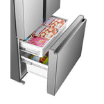 Hisense Stainless Steel Counter Depth French Door Refrigerator (22.5 Cu. Ft.) - RF225A3CSE