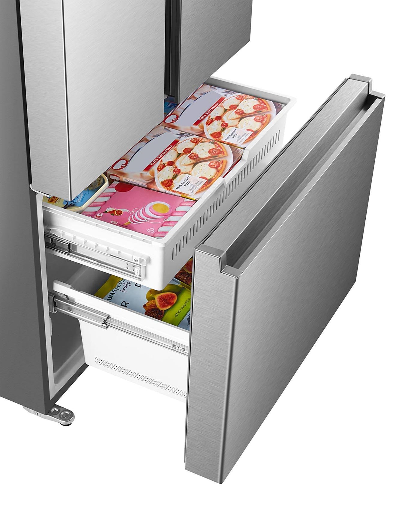Hisense Stainless Steel Counter Depth French Door Refrigerator (22.5 Cu. Ft.) - RF225A3CSE