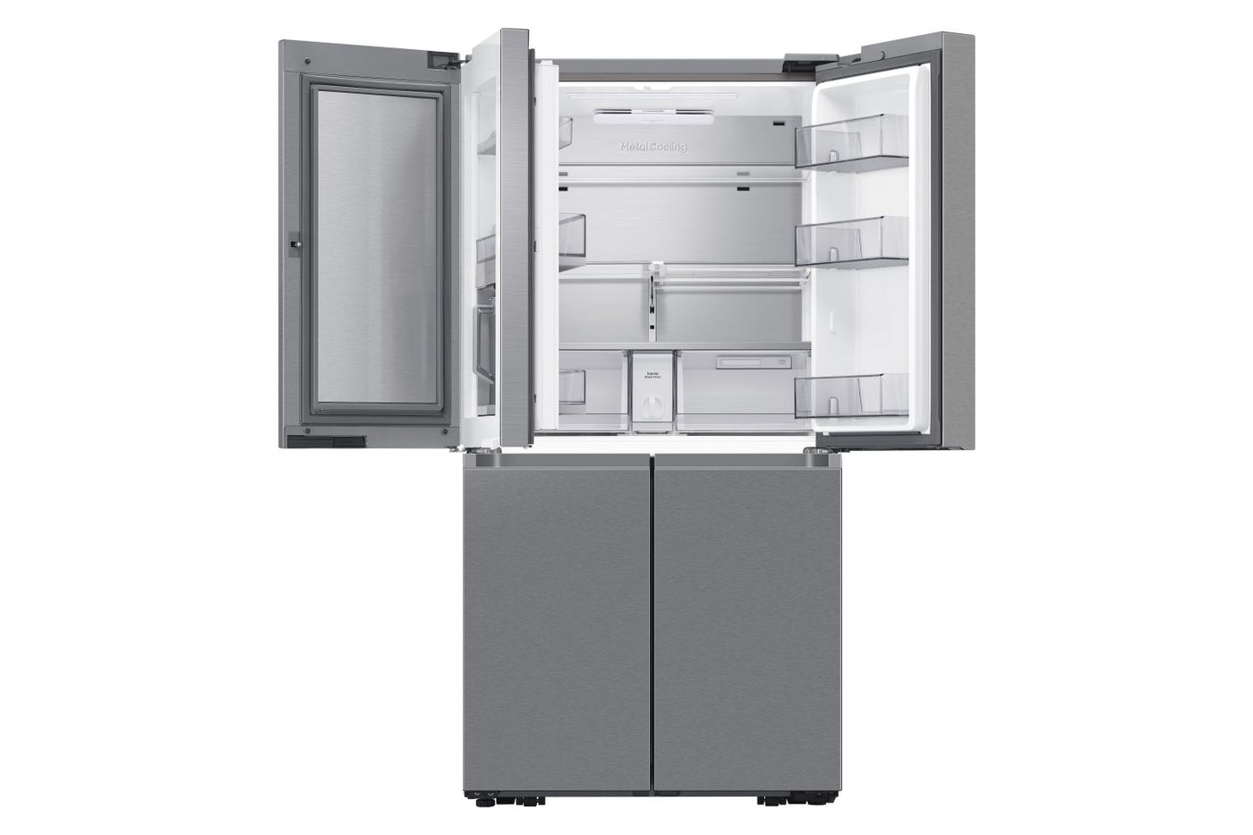 Samsung BESPOKE Stainless Steel 36" 4-Door Flex Refrigerator with Beverage Center (22.8 cu.ft.) -RF23DG9600SRAC