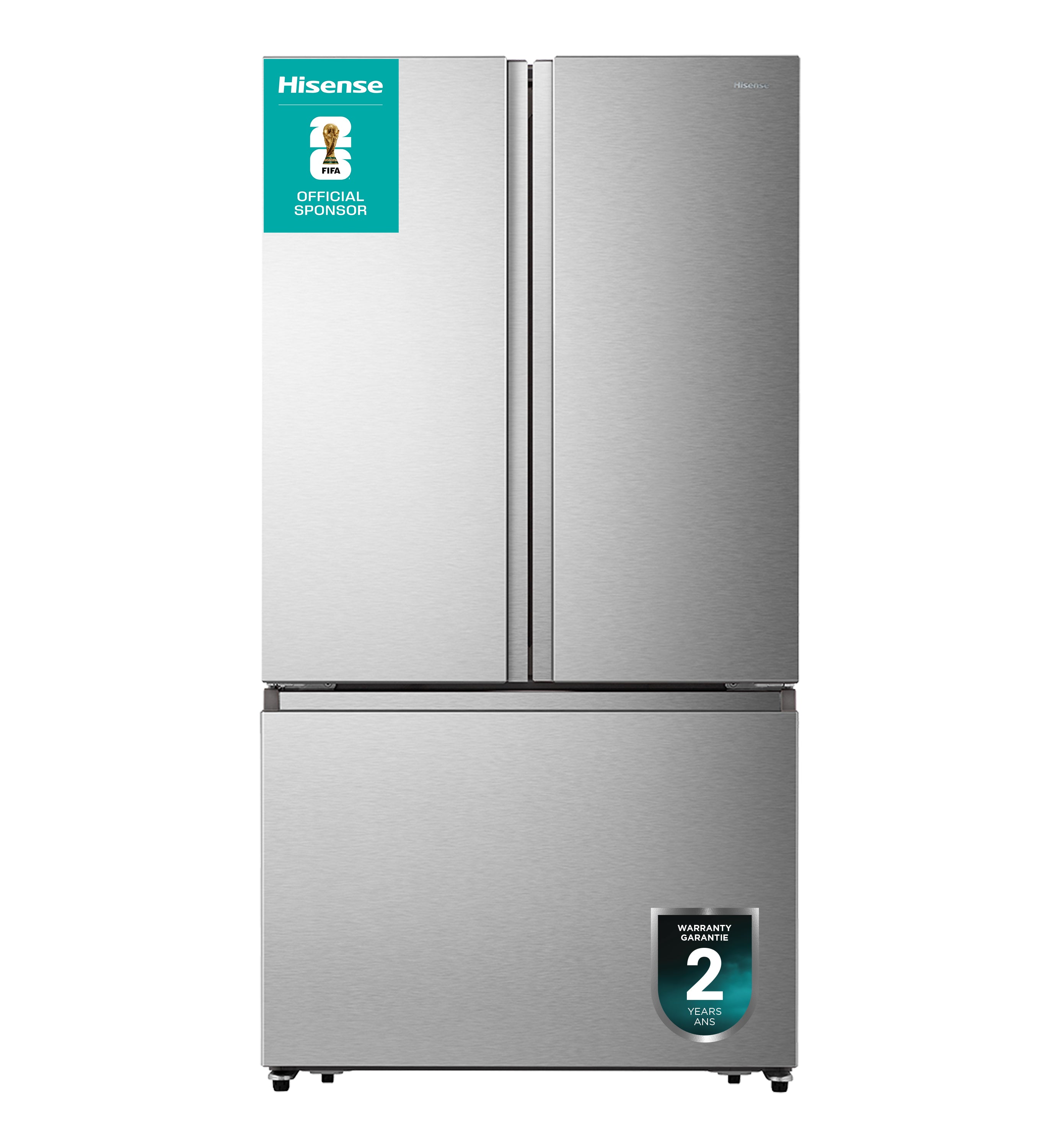 Hisense Titanium French Door Refrigerator (26.6 Cu.Ft
