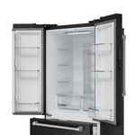 Thor Kitchen Matte Black French Door Counter Depth Refrigerator with Ice Maker|Gordon Ramsay Collection (17.5 cu.ft.) - RF3017FFD00-SS