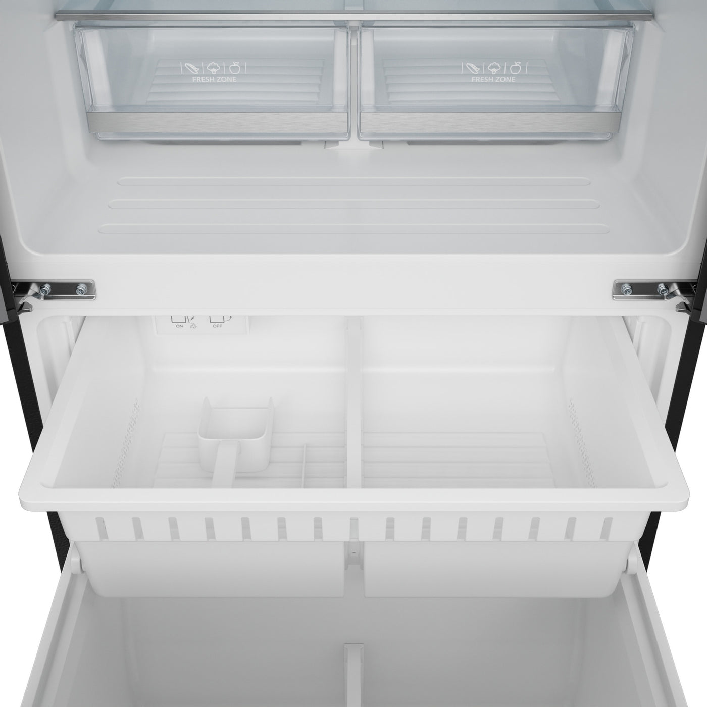 Thor Kitchen Matte Black French Door Counter Depth Refrigerator with Ice Maker|Gordon Ramsay Collection (17.5 cu.ft.) - RF3017FFD00-SS