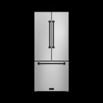 Thor Kitchen - Gordon Ramsay Collection 30" 17.5 Cu. Ft. Stainless Steel Counter-Depth French Door Refrigerator with Ice Maker - RF3017FFD99-BLK
