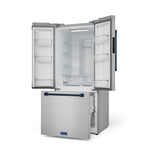Thor Kitchen - Gordon Ramsay Collection 30" 17.5 Cu. Ft. Stainless Steel Counter-Depth French Door Refrigerator with Ice Maker - RF3017FFD99-BLU