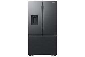 Samsung Matte Black Stainless Steel 36" French Door Refrigerator (31cu.ft) - RF32CG5400MTAA