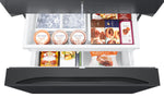 Samsung Matte Black Stainless Steel 36" French Door Refrigerator (31cu.ft) - RF32CG5400MTAA