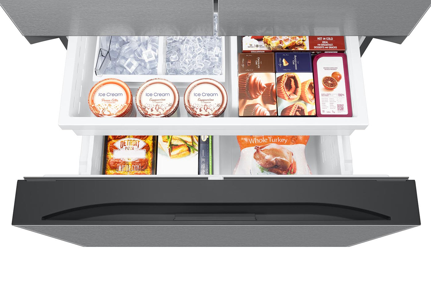 Samsung Stainless Steel 36" French Door Refrigerator (31cu.ft) - RF32CG5400SRAA