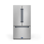 Thor Kitchen Stainless Steel French Door Counter-Depth Refrigerator with Ice Maker| Gordon Ramsay Collection (20.3 cu.ft.) - RF3621CTD99-BLU