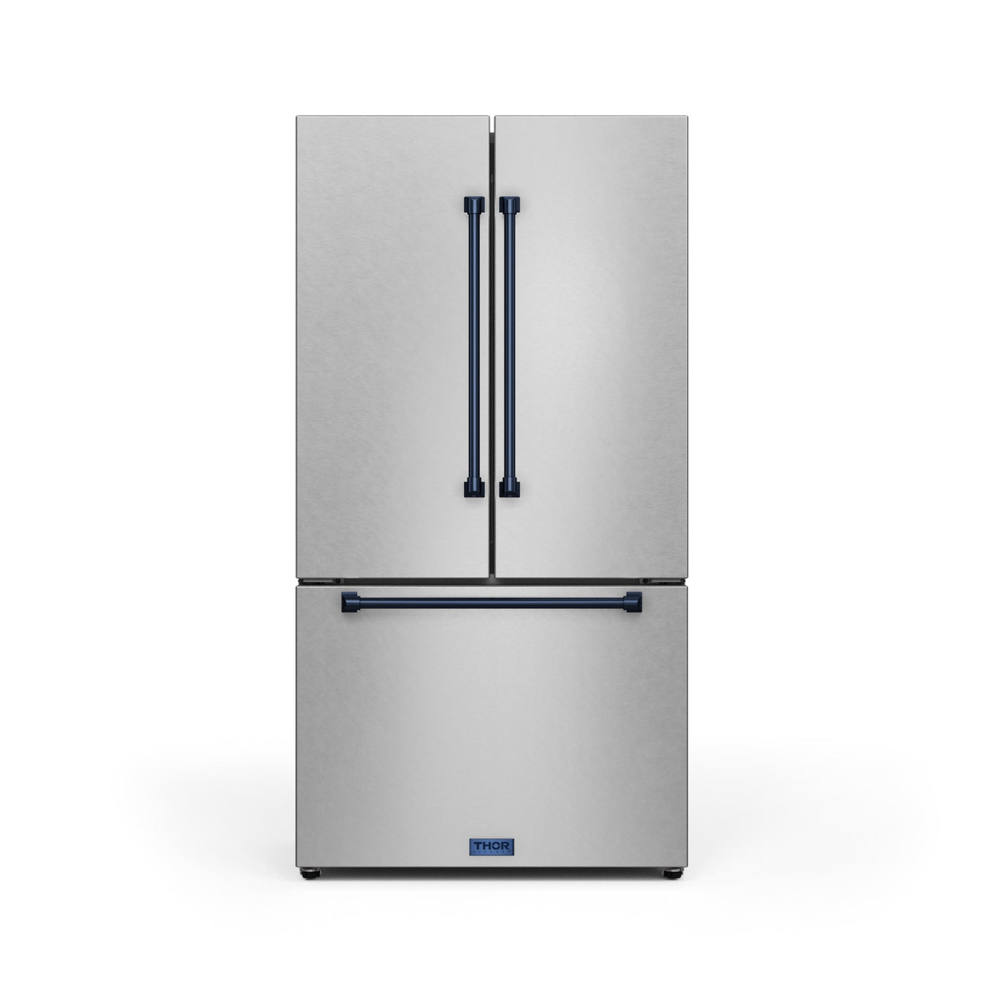 Thor Kitchen Stainless Steel French Door Counter-Depth Refrigerator with Ice Maker| Gordon Ramsay Collection (20.3 cu.ft.) - RF3621CTD99-BLU
