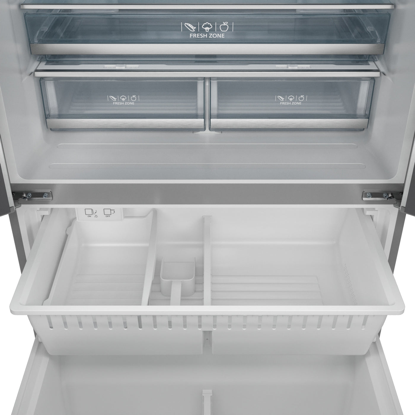 Thor Kitchen Stainless Steel French Door Counter-Depth Refrigerator with Ice Maker| Gordon Ramsay Collection (20.3 cu.ft.) - RF3621CTD99-RSG