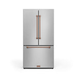 Thor Kitchen Stainless Steel French Door Counter-Depth Refrigerator with Ice Maker| Gordon Ramsay Collection (20.3 cu.ft.) - RF3621CTD99-RSG