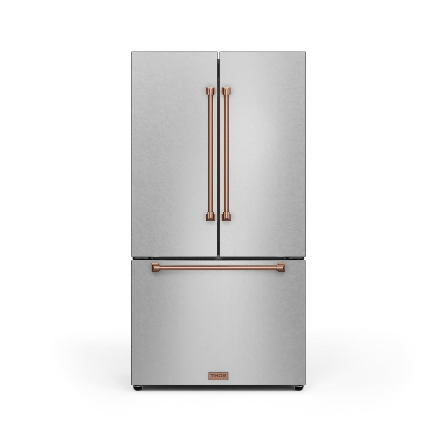 Thor Kitchen Stainless Steel French Door Counter-Depth Refrigerator with Ice Maker| Gordon Ramsay Collection (20.3 cu.ft.) - RF3621CTD99-RSG