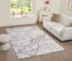 Merinos Robini 6'6" x 9'5" Area Rug with Underpad - Grey