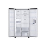 Samsung BESPOKE White Glass 36" Side-by-Side Refrigerator with Beverage Center (22.6 cu.ft) - RS23CB760012AA