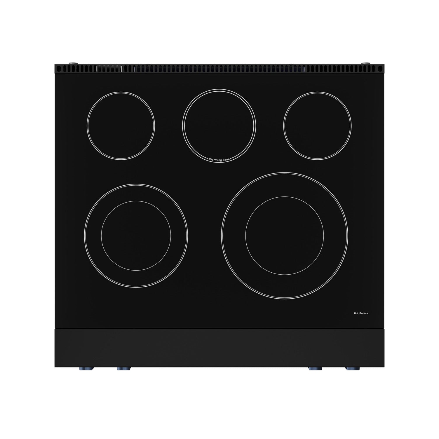 Thor Kitchen Black Stainless Steel Freestanding Professional Electric Range|Gordon Ramsay Series (4.55 cu.ft.) - RSE30B-BLU