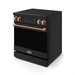 Thor Kitchen Black Stainless Steel Freestanding Professional Electric Range|Gordon Ramsay Series (4.55 cu.ft.) - RSE30B-RSG