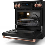 Thor Kitchen Black Stainless Steel Freestanding Professional Electric Range|Gordon Ramsay Series (4.55 cu.ft.) - RSE30B-RSG