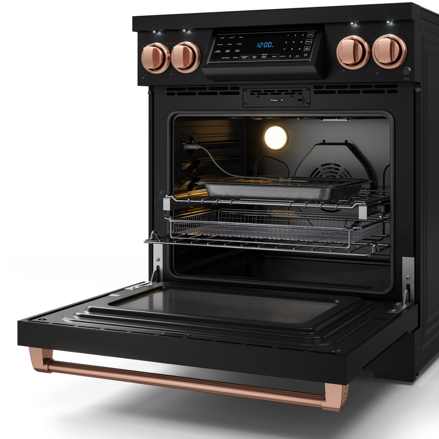 Thor Kitchen Black Stainless Steel Freestanding Professional Electric Range|Gordon Ramsay Series (4.55 cu.ft.) - RSE30B-RSG