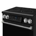 Thor Kitchen Black Stainless Steel Freestanding Professional Electric Range|Gordon Ramsay Series (4.55 cu.ft.) - RSE30B-SS