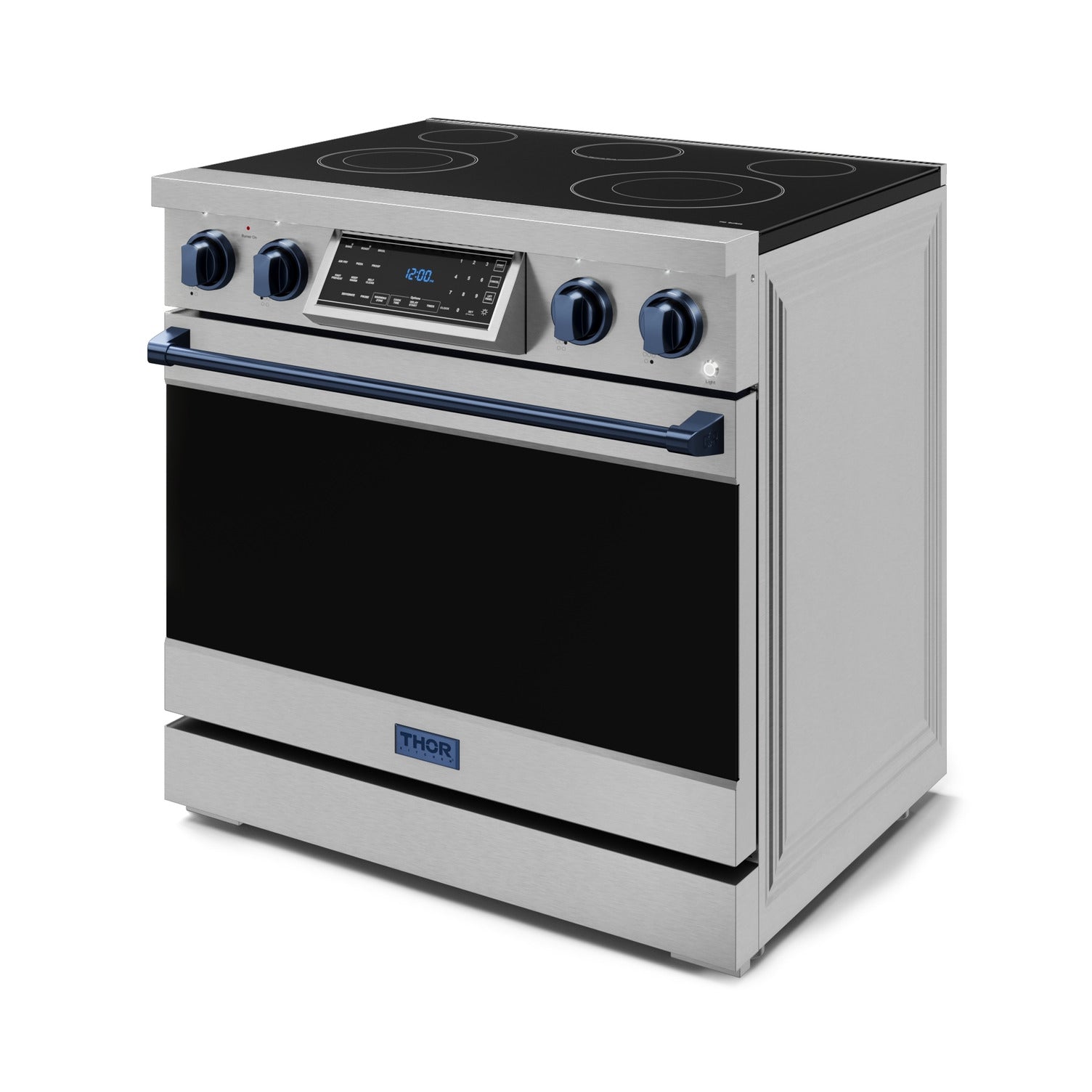 Thor Kitchen Stainless Steel Freestanding Professional Electric Range|Gordon Ramsay Series (6 cu.ft) - RSE36-BLU
