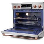 Thor Kitchen Stainless Steel Freestanding Professional Electric Range |Gordon Ramsay Series (6 cu.ft) - RSE36-RSG