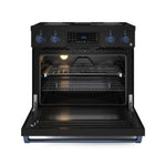 Thor Kitchen Black Stainless Steel Freestanding Professional Electric Range|Gordon Ramsay Series (6 cu.ft) - RSE36B-BLU