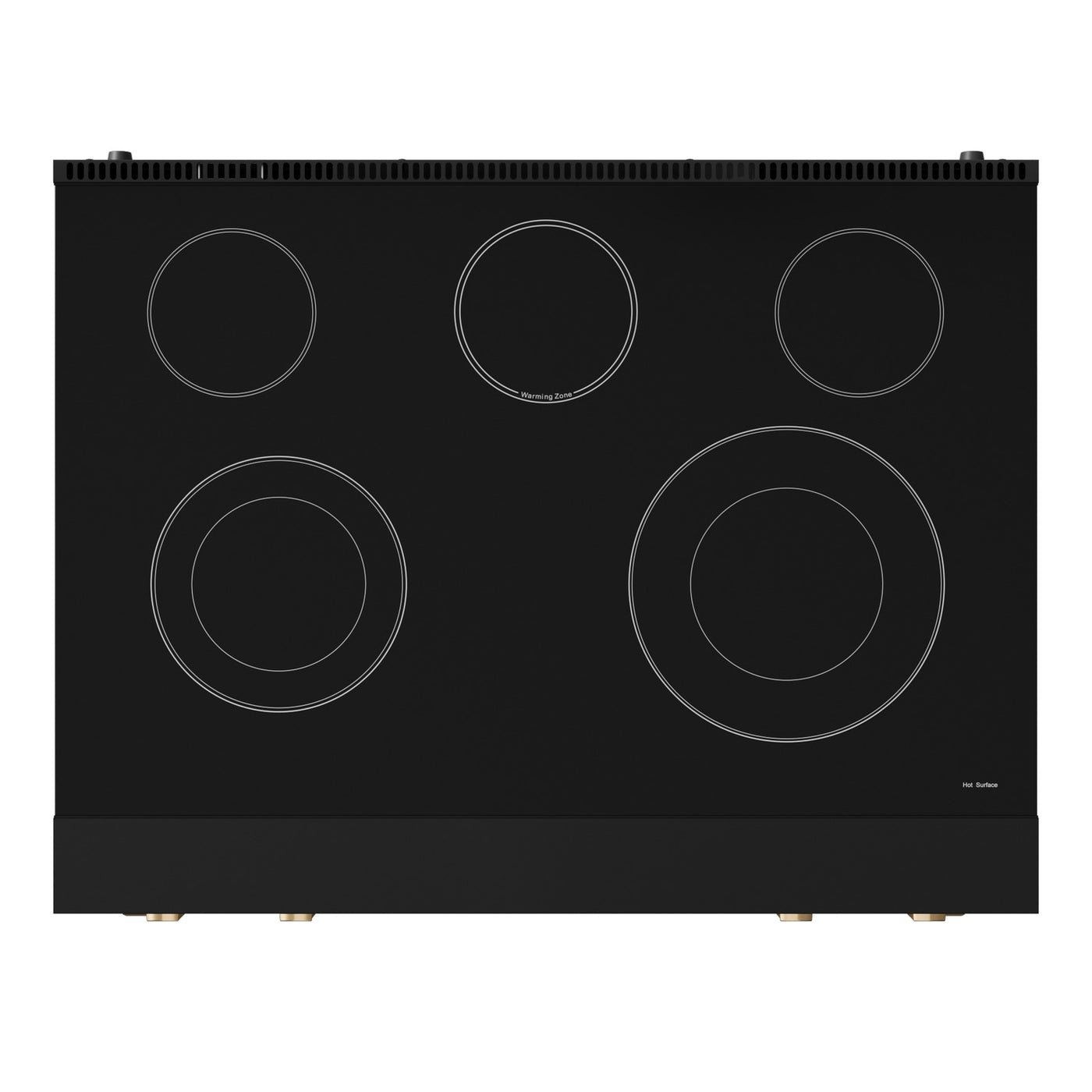 Thor Kitchen Black Stainless Steel Freestanding Professional Electric Range|Gordon Ramsay Series (6 cu.ft) - RSE36B-BRZ