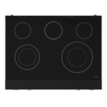 Thor Kitchen Black Stainless Steel Freestanding Professional Electric Range|Gordon Ramsay Series (6 cu.ft) - RSE36B-BRZ