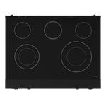 Thor Kitchen Black Stainless Steel Freestanding Professional Electric Range|Gordon Ramsay Series (6 cu.ft) - RSE36B