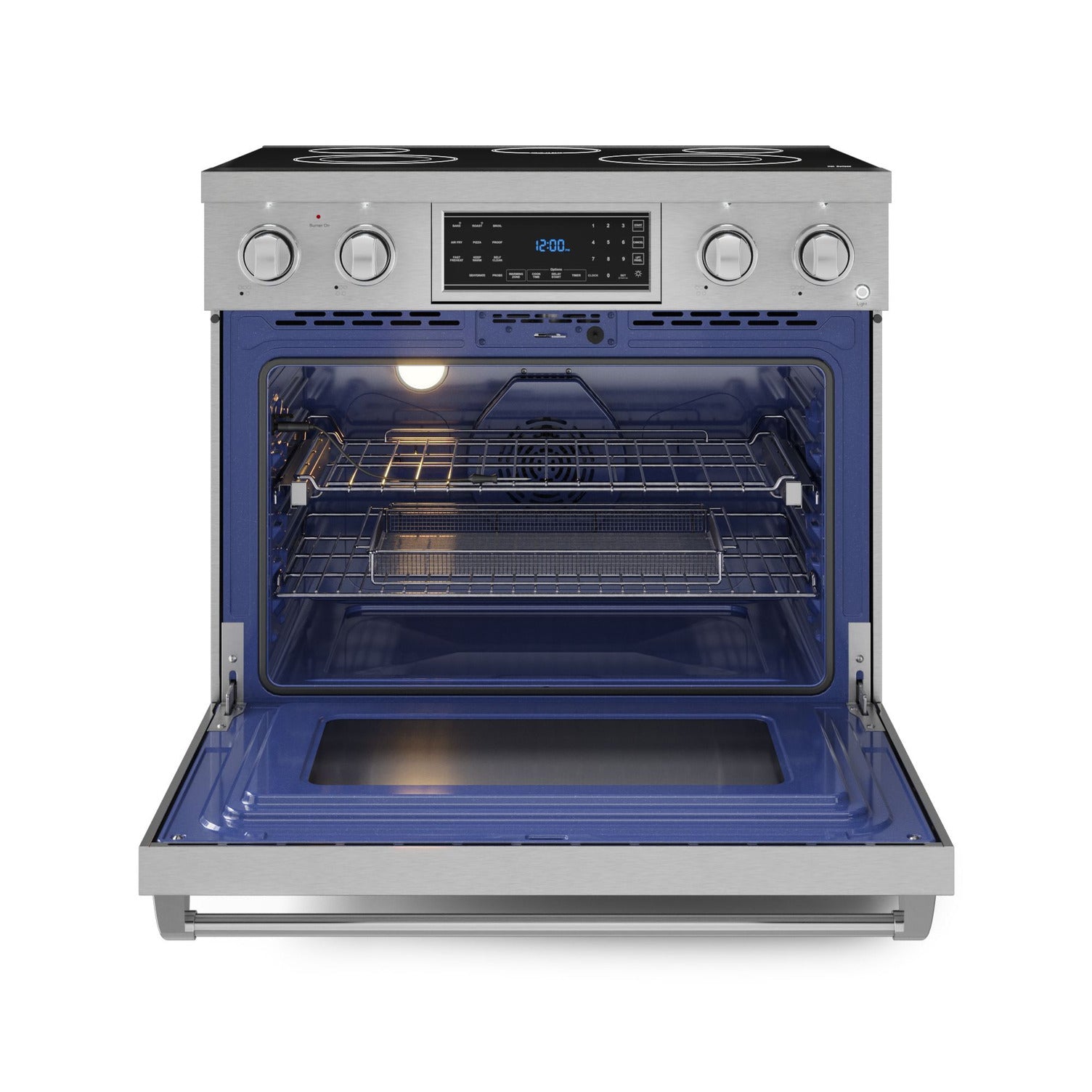 Thor Kitchen Stainless Steel Freestanding Professional Electric Range|Gordon Ramsay Series (6 cu.ft) - RSE36