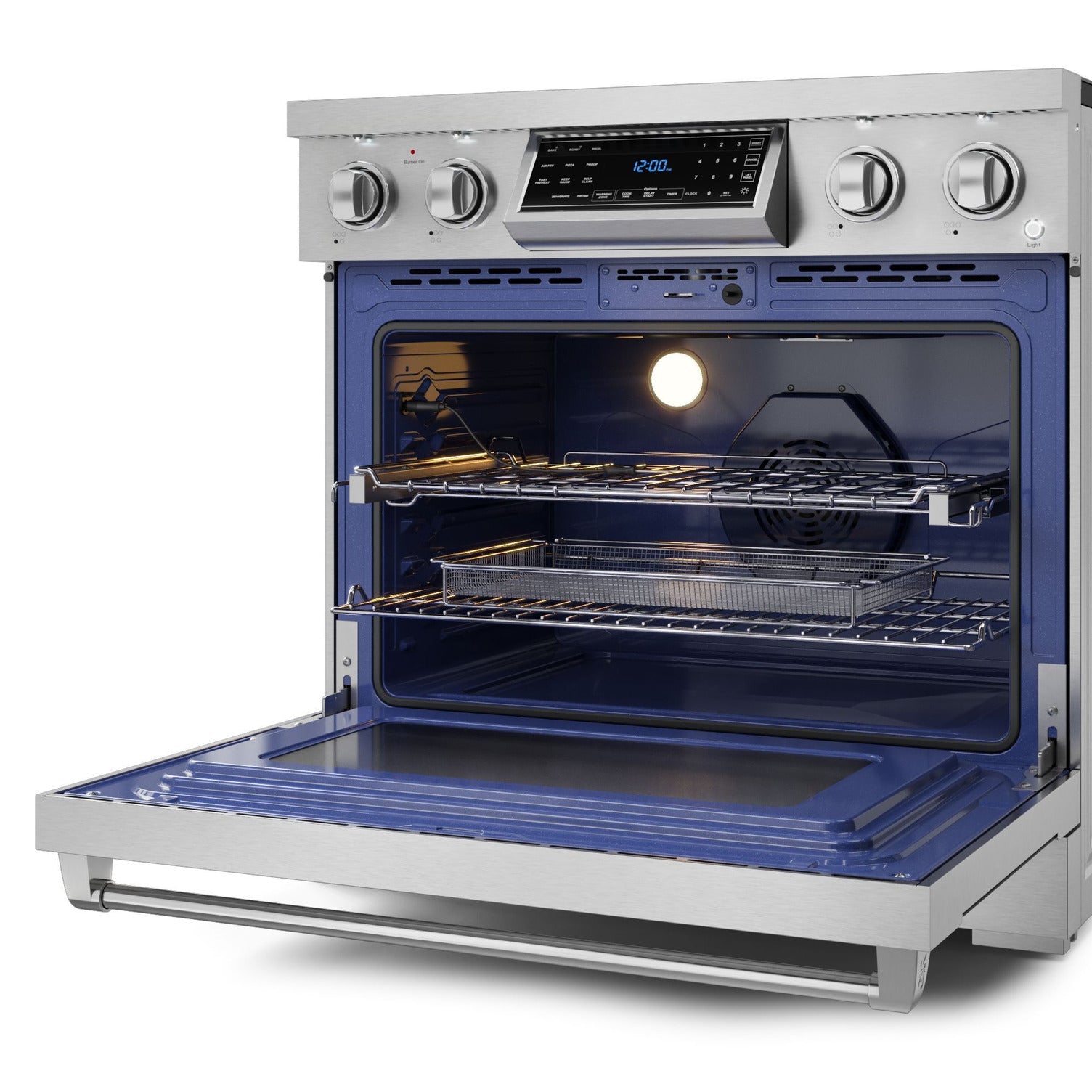 Thor Kitchen Stainless Steel Freestanding Professional Electric Range|Gordon Ramsay Series (6 cu.ft) - RSE36