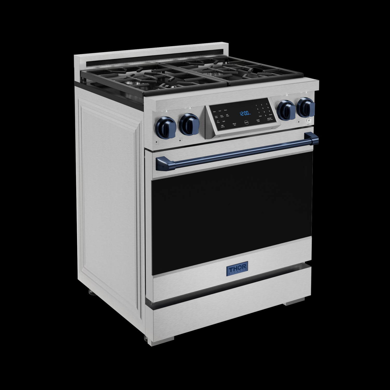 Thor Kitchen Stainless Steel Freestanding Professional Gas Range|Gordon Ramsay Series (4.55 cu.ft.) - RSG30-BLU
