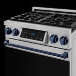 Thor Kitchen Stainless Steel Freestanding Professional Gas Range|Gordon Ramsay Series (4.55 cu.ft.) - RSG30-BLU