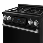 Thor Kitchen Black Stainless Steel Freestanding Professional Gas Range|Gordon Ramsay Series (4.55 cu.ft.) - RSG30B-SS