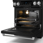 Thor Kitchen Black Stainless Steel Freestanding Professional Gas Range|Gordon Ramsay Series (4.55 cu.ft.) - RSG30B-SS