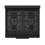 Thor Kitchen Black Stainless Steel Freestanding Professional Gas Range|Gordon Ramsay Series (4.55 cu.ft.) - RSG30B-SS