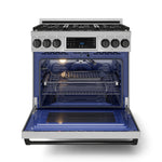 Thor Kitchen Stainless Steel Freestanding Professional Gas Range|Gordon Ramsay Series (6 cu.ft.) - RSG36-BLK
